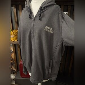 Harley-Davidson Charcoal Hoodie with Logo